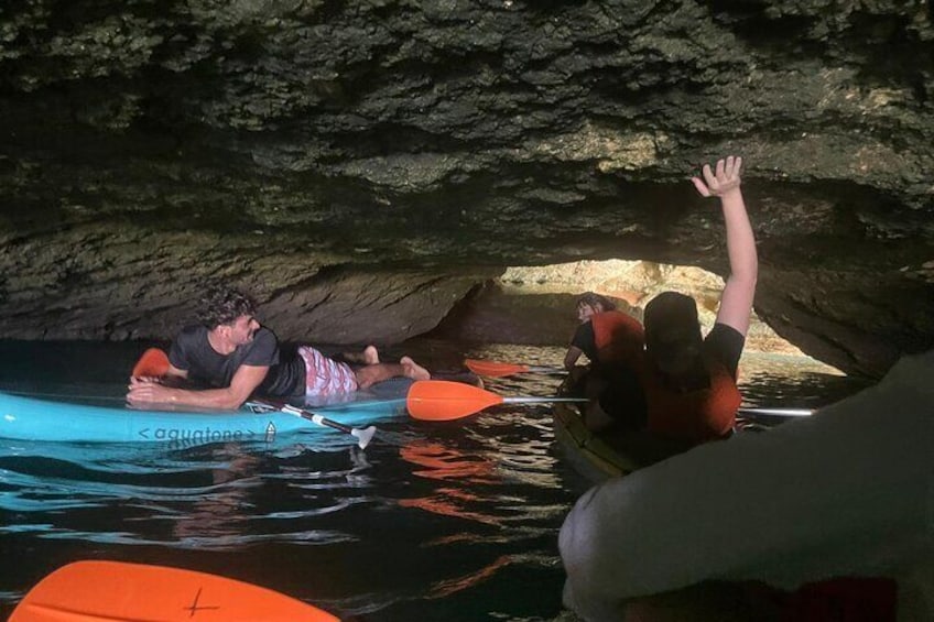 2 hours Benagil Sup & Kayak Caves & Secret Spots