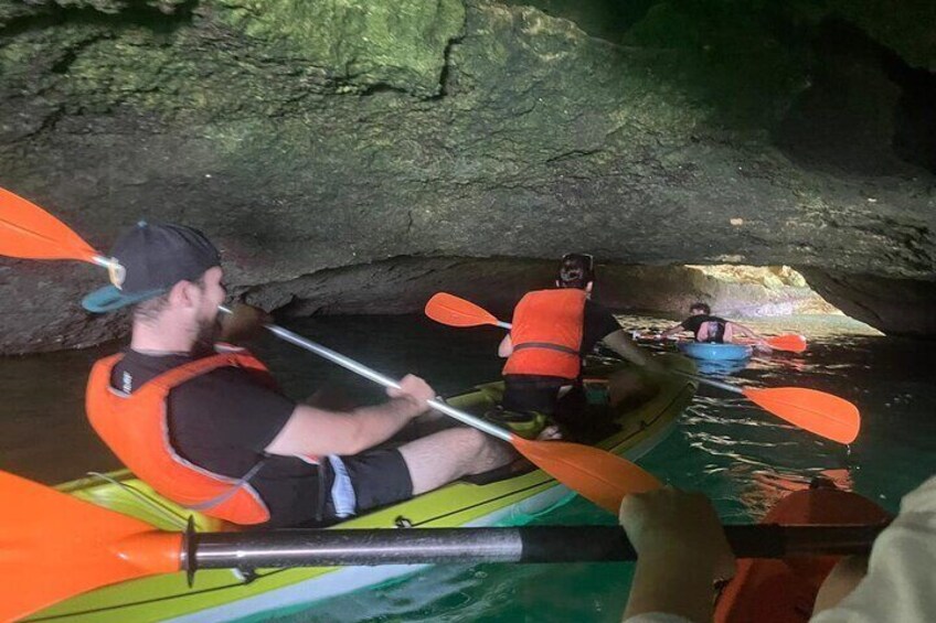 2 hours Benagil Sup & Kayak Caves & Secret Spots