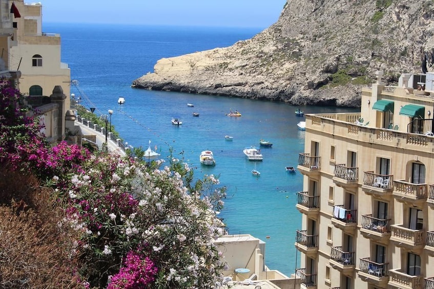 Coast of Gozo Island in Malta