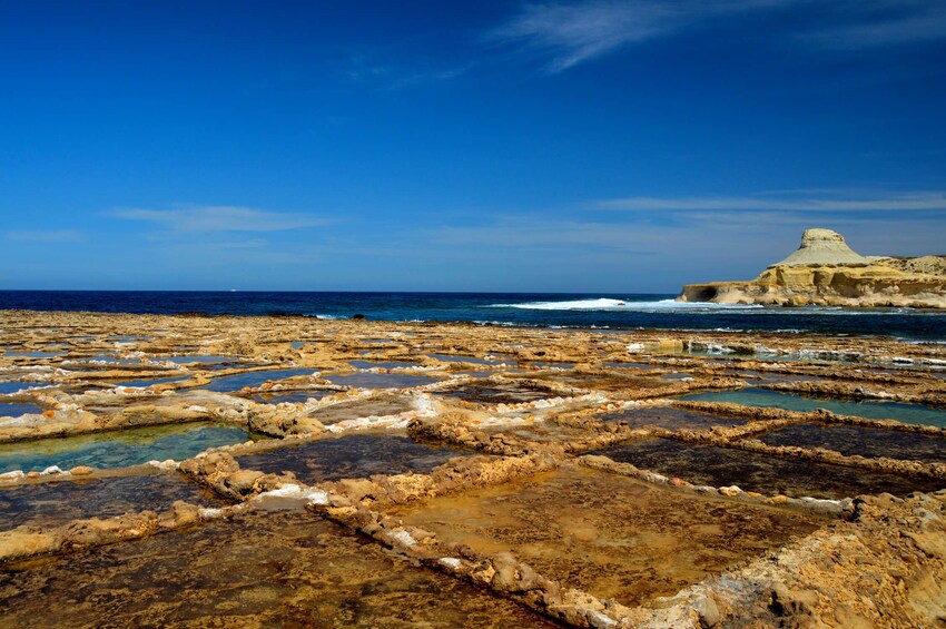 Marsalforn Village on Gozo, Malta