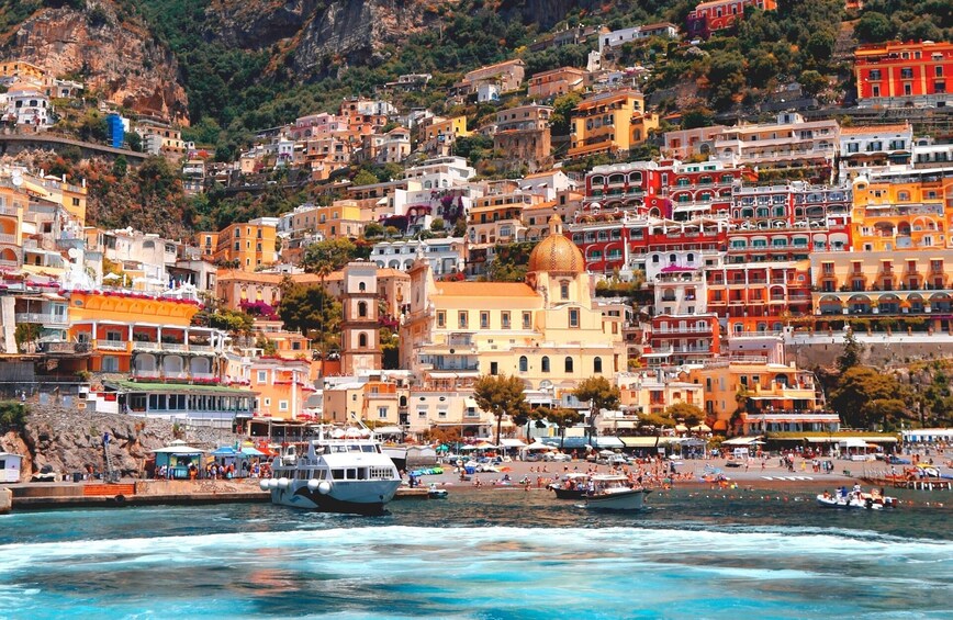 Small Group Pompeii and Amalfi coast Tour with shared boat ride from Rome 