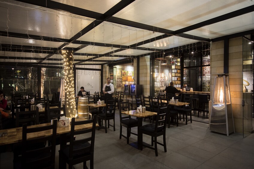Wine tasting bar in Amman