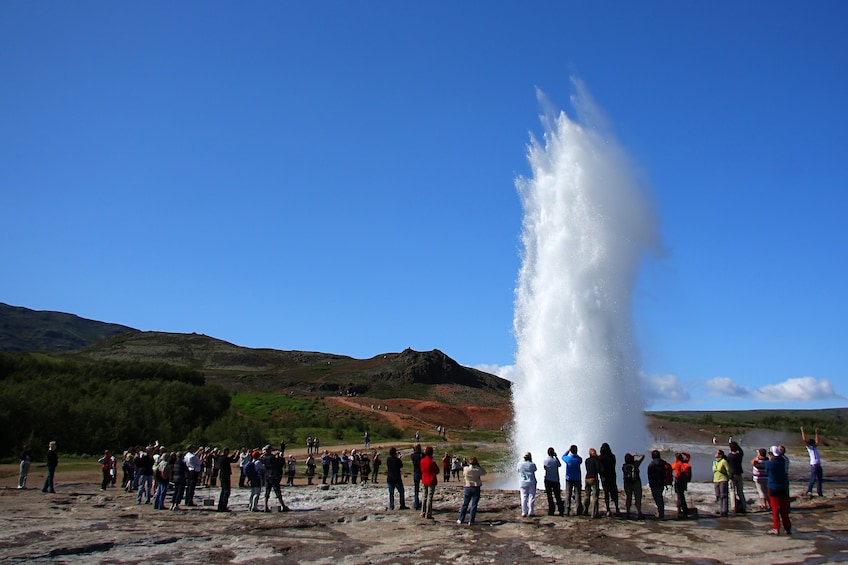 Geysir in  Iceland 