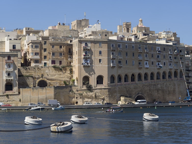 Scenic day view of the Three Cities Malta