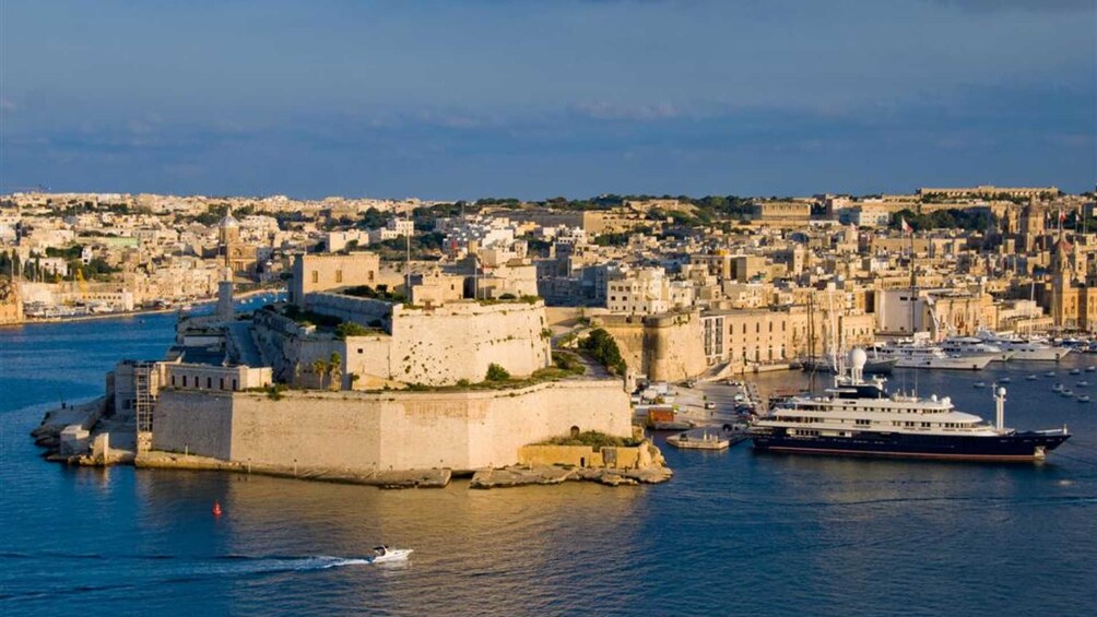 Grand Harbour on the island of Malta
