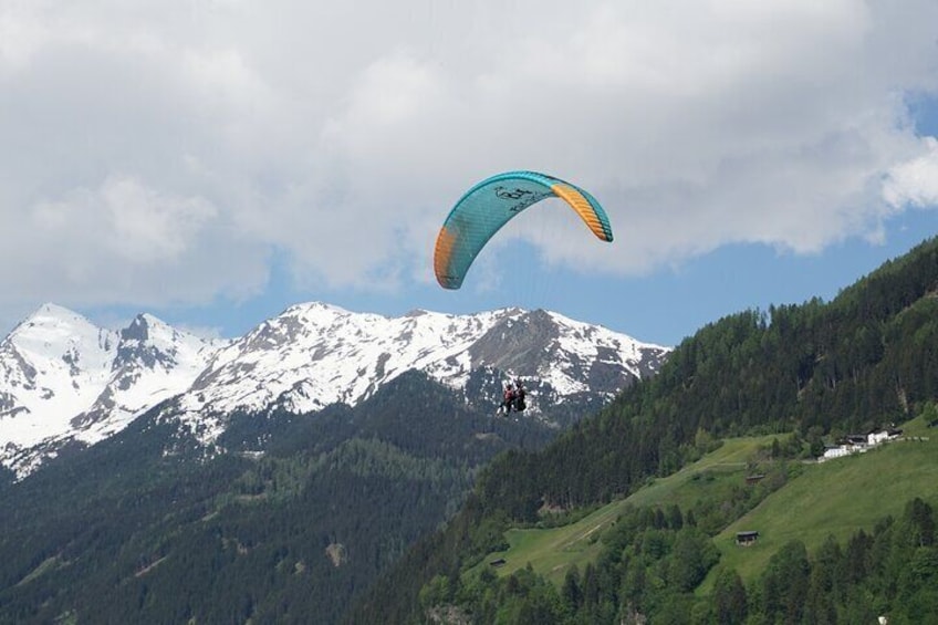 Tandem paragliding in Neustift im Stubaital (high-altitude Elfer lifts)