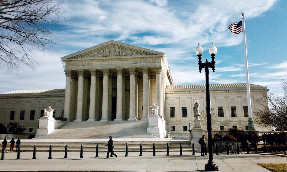 Exterior of United States Supreme Court Building