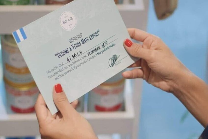 You'll receive a diploma certifying your participation in the Workshop!