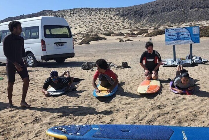 Cape Verde Surfing Lesson with Pick Up