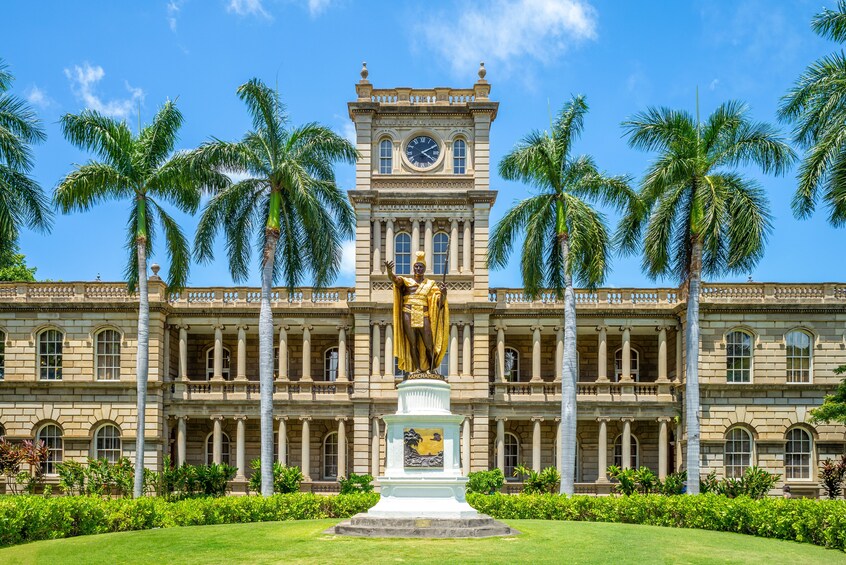 King Kamehameha Statue in Honolulu