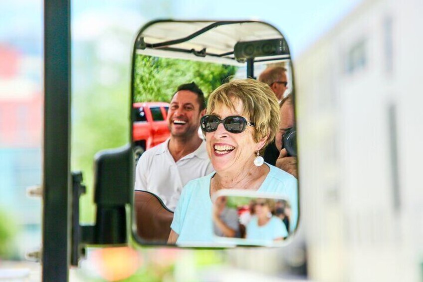 Guided Tampa Sightseeing Tour in a Deluxe Street Legal Golf Cart