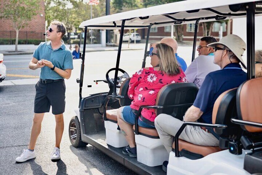 Guided Tampa Sightseeing Tour in a Deluxe Street Legal Golf Cart