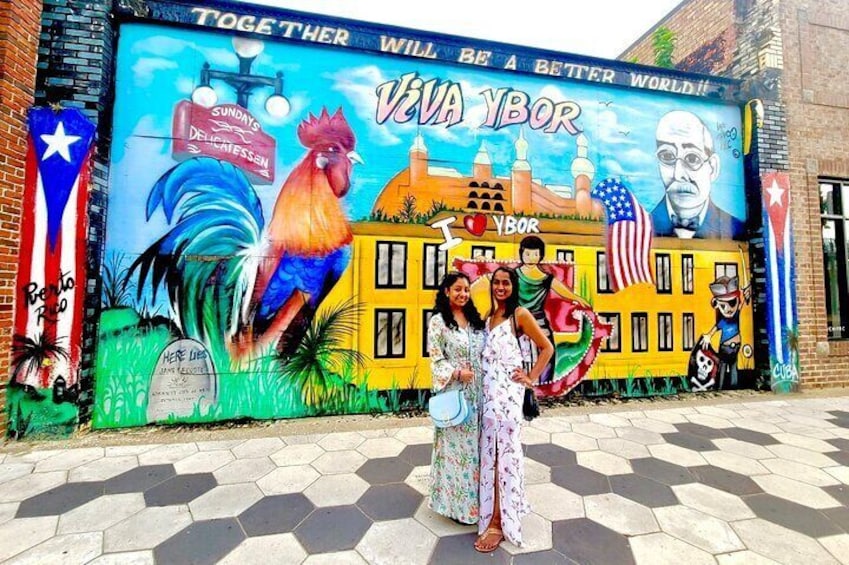 Learn about the meaning of the vibrant Ybor City mural. 