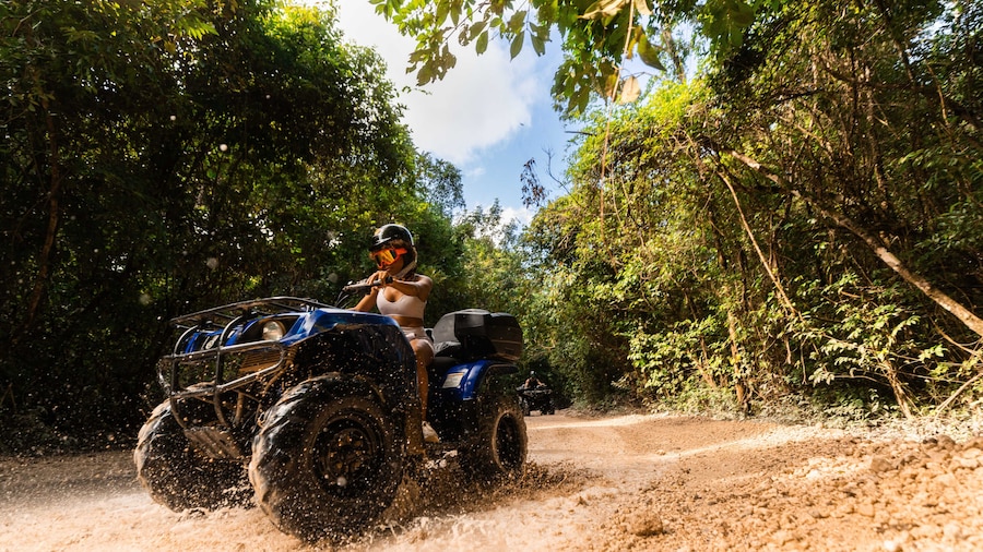 ATV, Ziplining & Cenote Tour at Extreme Adventure Eco Park