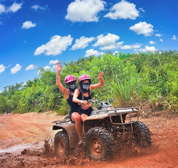 ATV, Ziplining & Cenote Tour at Extreme Adventure Eco Park