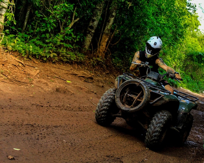 ATV, Ziplining & Cenote Combo at Extreme Adventure Eco Park