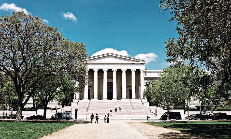 Exterior of The National Gallery of Art