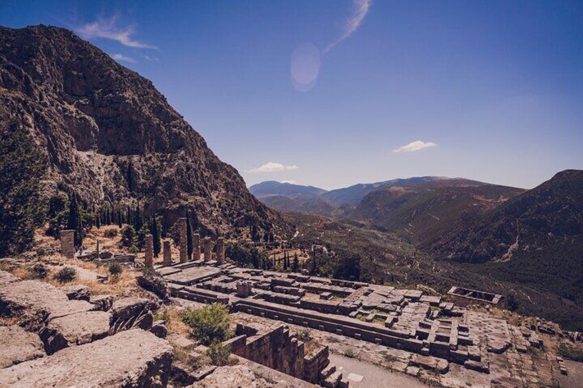 Explore the mystical ruins in Delphi, Greece