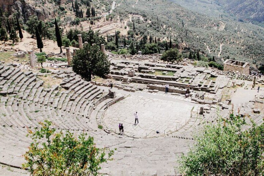 Explore the mystical ruins in Delphi, Greece