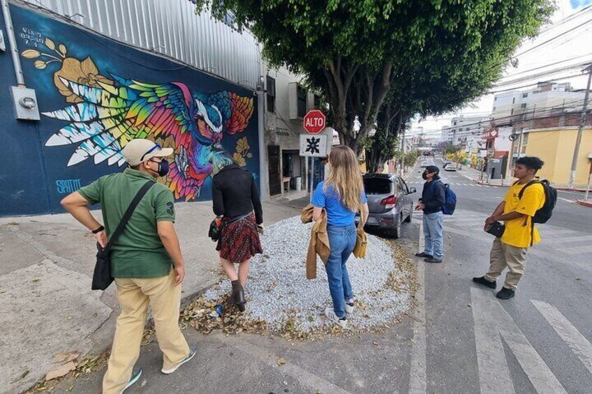 Graffiti Walking Tour in 4 Grados Norte Guatemala City
