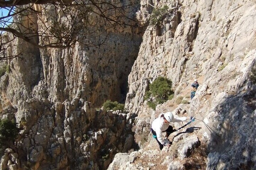 Via ferrata Asterousia Mountain, Crete