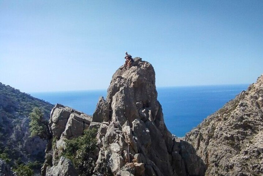 Via ferrata Asterousia Mountain, Crete