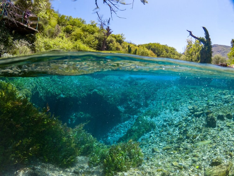 Day trip to the National Park of "Blue Eye" Small Group 