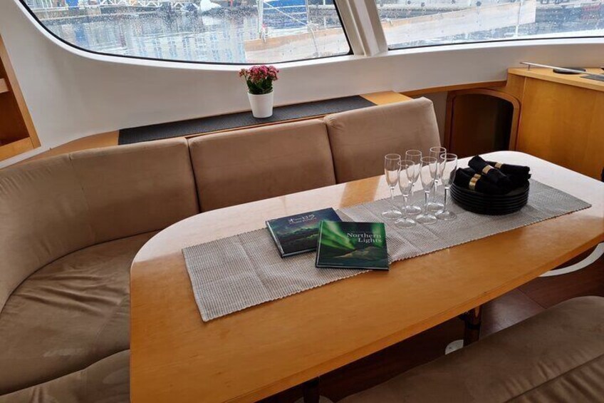Private VIP Northern Light Safari with Exclusive Catamaran in Tromso