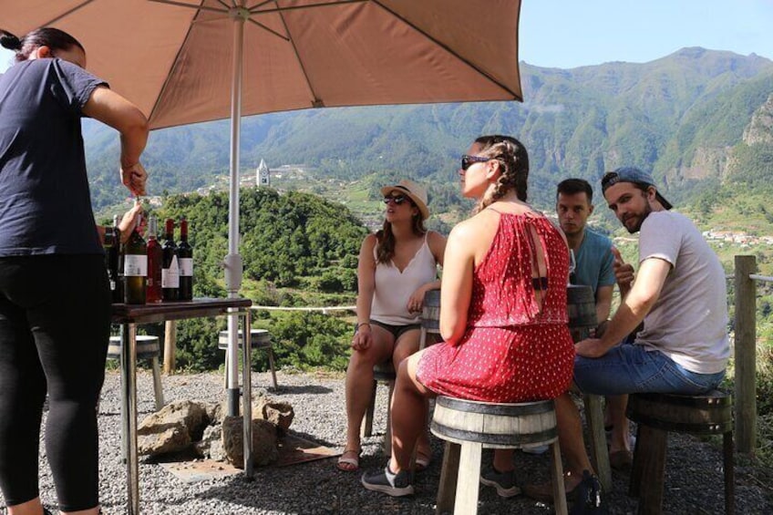 Madeira Island Private Wine Full-day Tour in Open Top 4WD