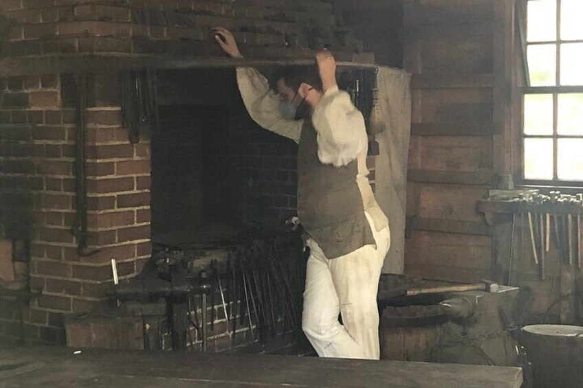 Blacksmith at Mount Vernon