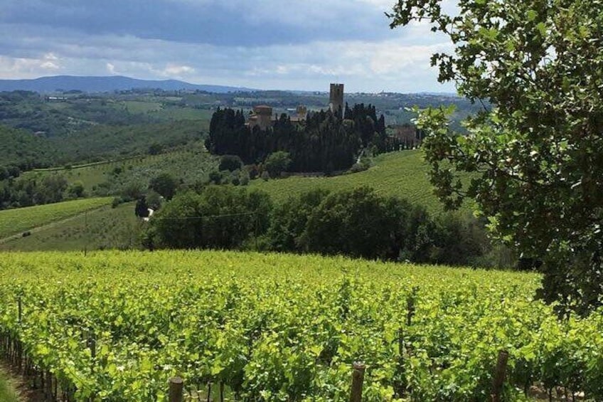 A Chianti countryside of castles and vines