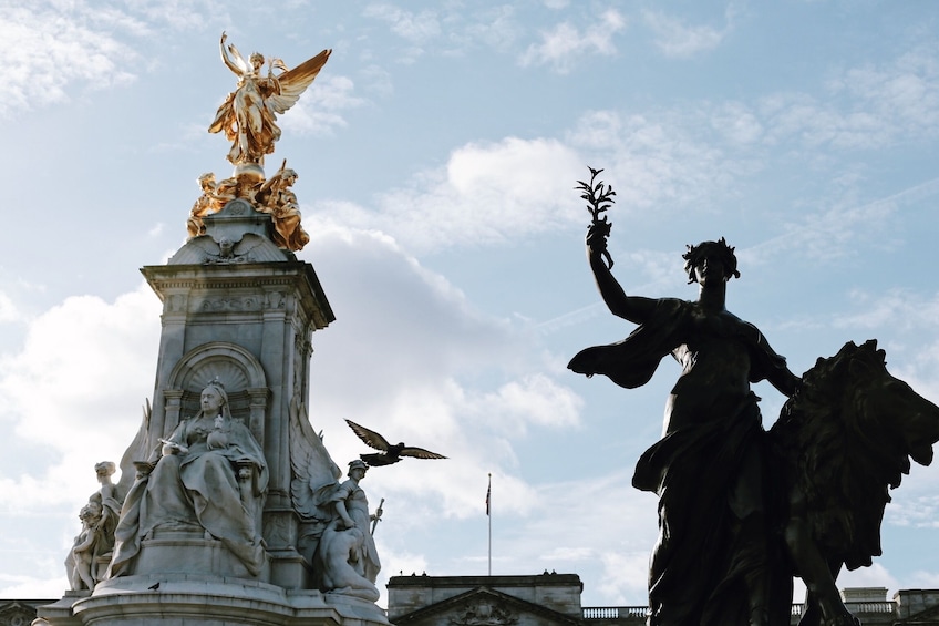 Queen Victoria Memorial at Buckingham Palace in London