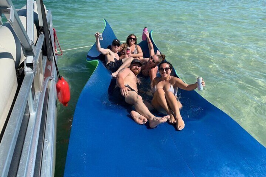 Private Pontoon Boat Tours on the Island Runner