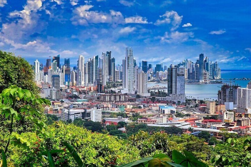 Panama city fro Ancon Hill