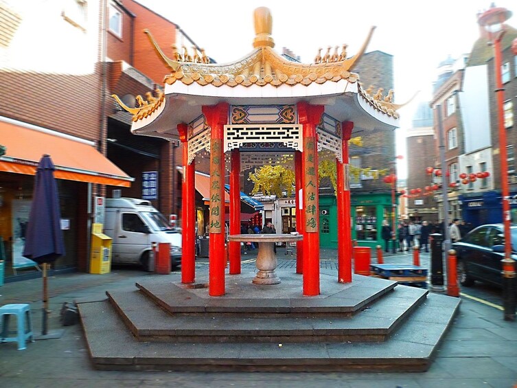 London China town pagoda