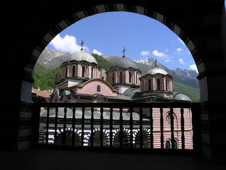 Day view of Rila Monastery
