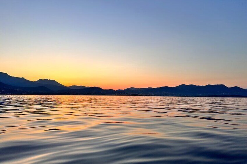 2-hour Private Sunset Tour with Skipper in Agios Nikolaos