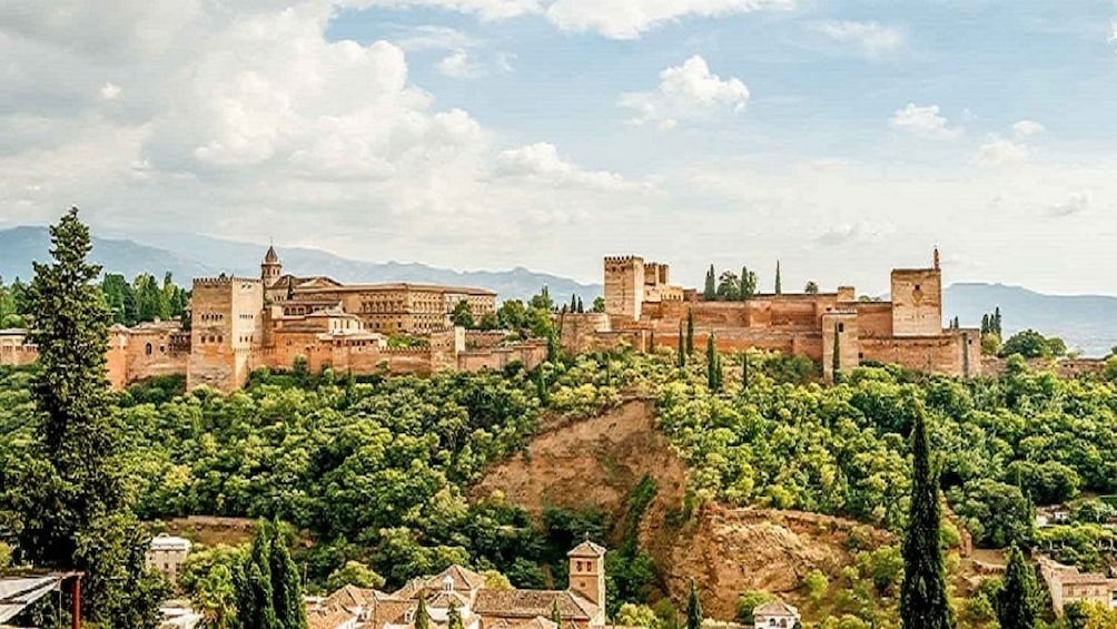 The Alhambra palace and fortress in Granada