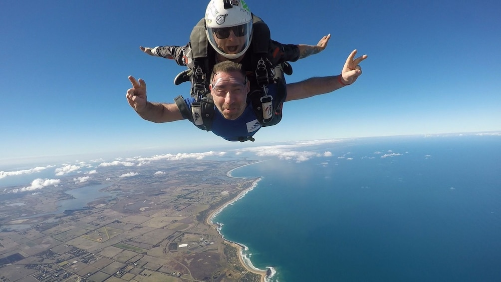 Tandem Skydive Over Bells Beach, Torquay