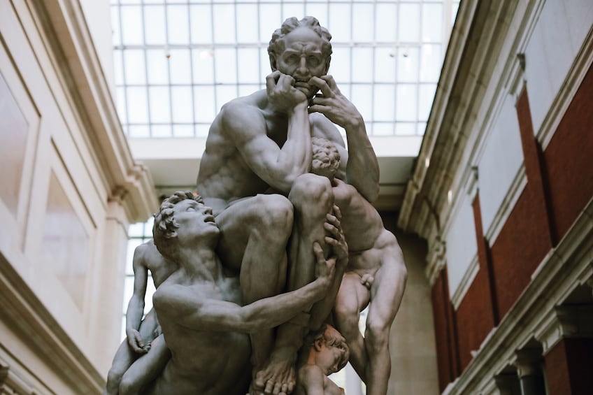 Sculpture at the Metropolitan Museum of Art in New York