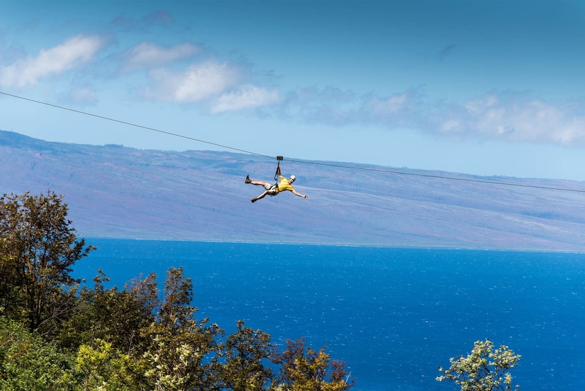 Zipliner in Maui