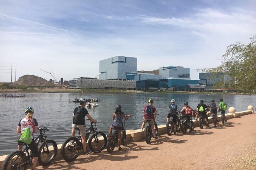 Views of the Lake and a tour around the shore paths.