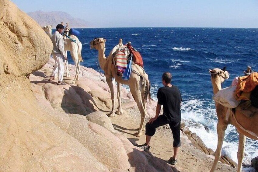 Blue Hole Canyon and ATV Quad By Bus with Camel Ride, BBQ Lunch -Sharm El Sheikh
