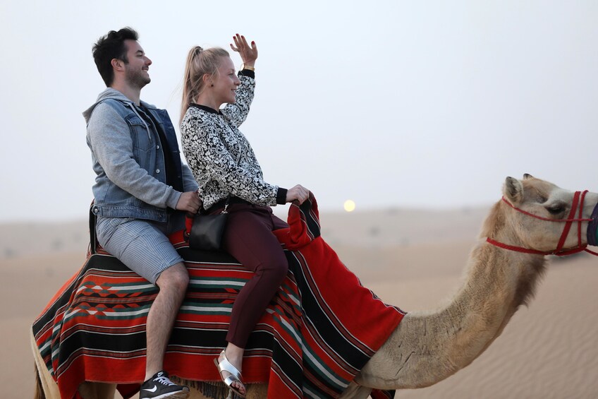 Abu Dhabi Morning Desert Safari with Camel Ride