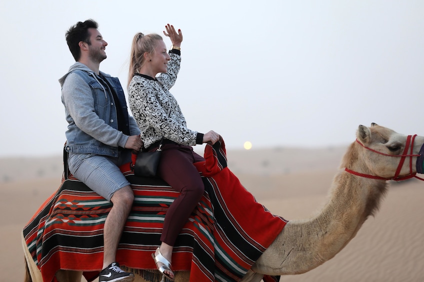 Abu Dhabi Morning Desert Safari with Camel Ride