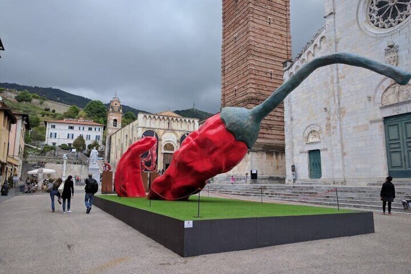 Pietrasanta is an open-air museum filled with art and sculptures