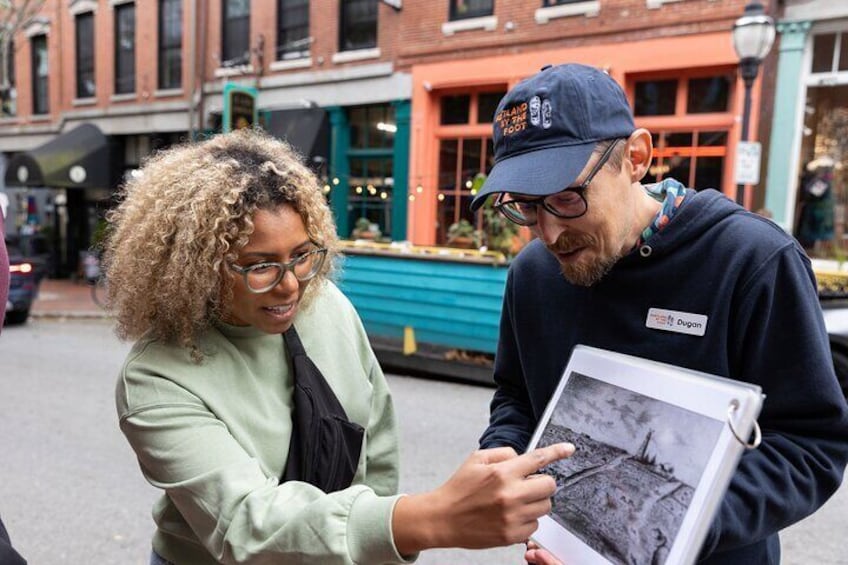 Comparing historic photos to modern Portland