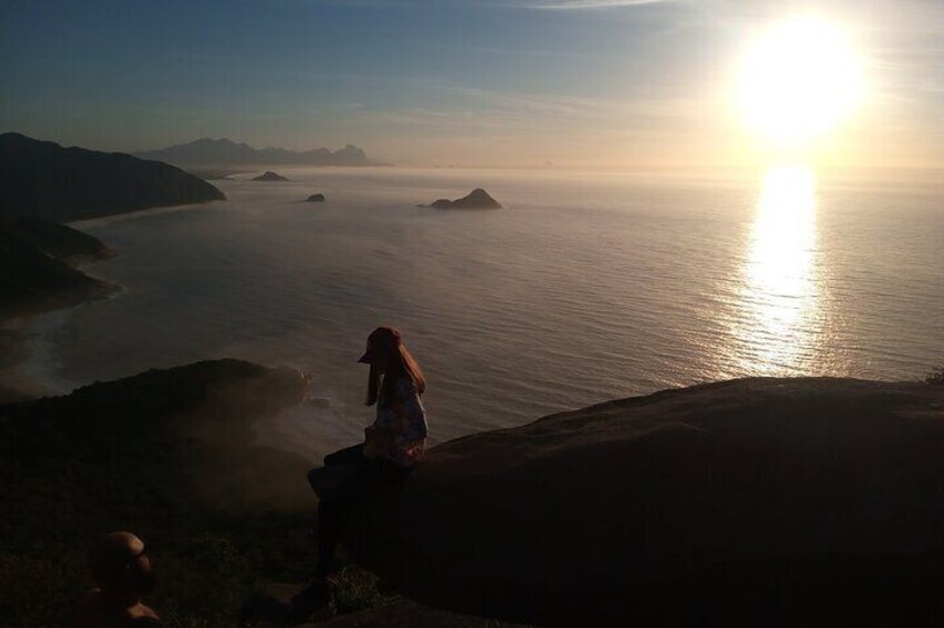 Full Day Sunrise at Telegraph Rock in Rio de Janeiro