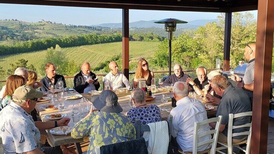 Private Aperi-Dinner on the Terrace in San Casciano