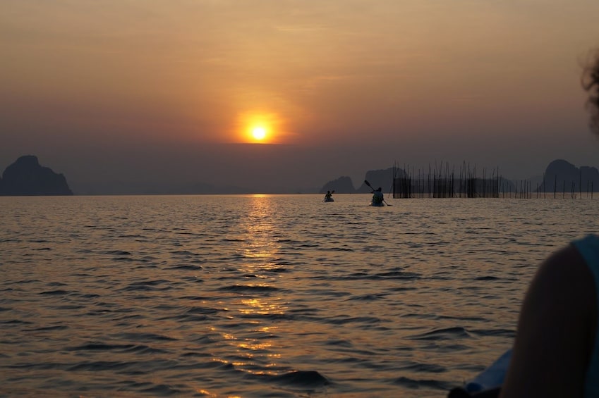 Private Ao Thalane Sunset Kayaking with BBQ Dinner